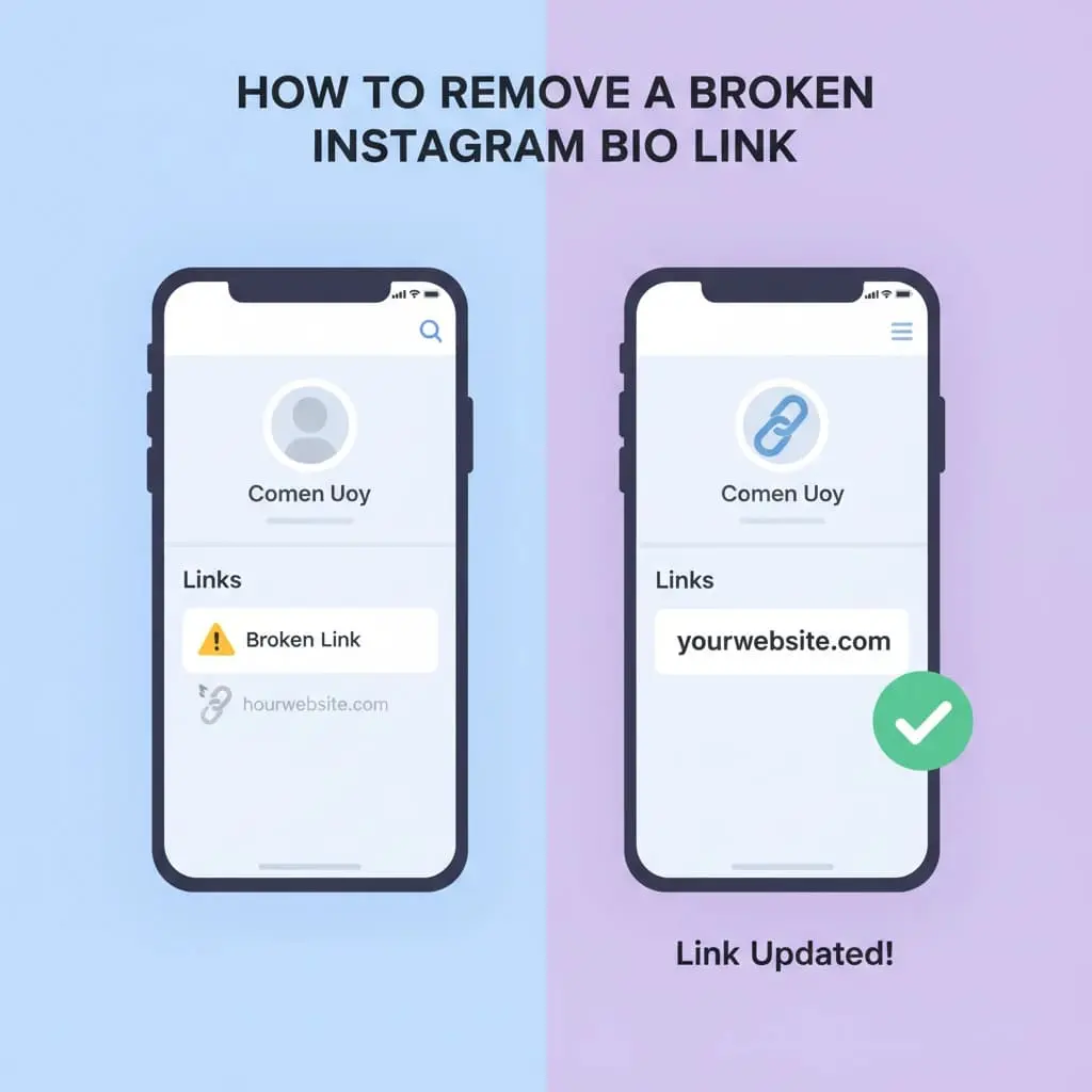 How to Undo or Remove a Link on Instagram Bio?