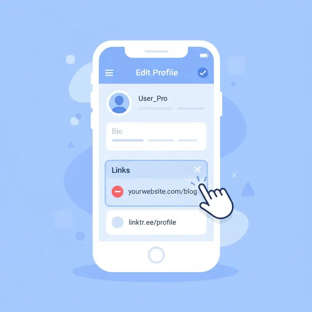 How to Undo or Remove a Link on Instagram Bio?